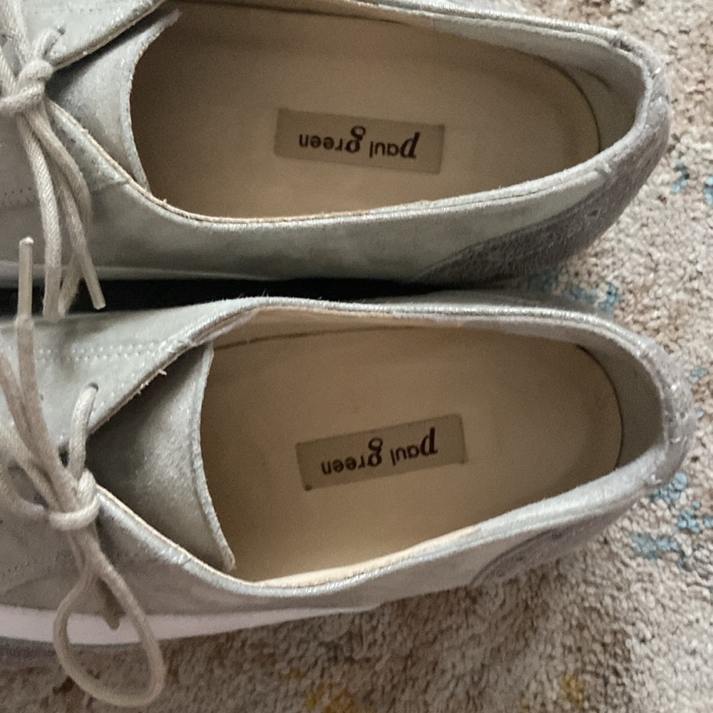 Paul Green- ladies 4.5 adorable shoes - metallic - Picture 3 of 5